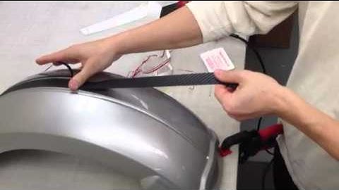 WrapMySpyder.com Can-Am Spyder GT racing stripes fender application video