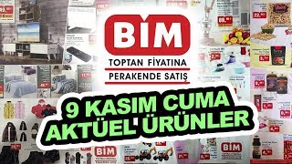 BİM'DE BU HAFTA / BİM 9 KASIM 2018 CUMA / BİM AKTÜEL ÜRÜNLER BU HAFTA