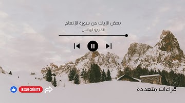 بعض الآيات من سورة الأنعام بقراءات متعددة بصوت القارئ أبو أنس