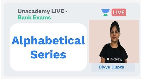 Alphabetical Series by Divya Gupta