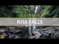 Rha falls  isle of skye  scotland 2023  4k drone