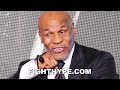 MIKE TYSON WARNS TYSON FURY ON &quot;BROKEN LEG&quot; KNOCKOUT; TELLS CRAZY FRANCIS NGANNOU SPARRING KO STORY