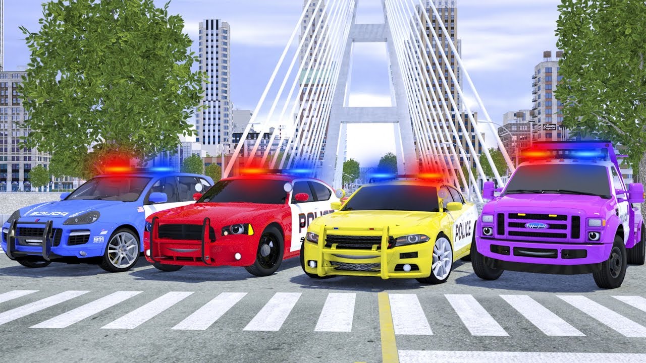 Meet New Police Cars Sergeant Lucas   Wheel City Heroes WCH   Fire Truck Cartoon for Kids