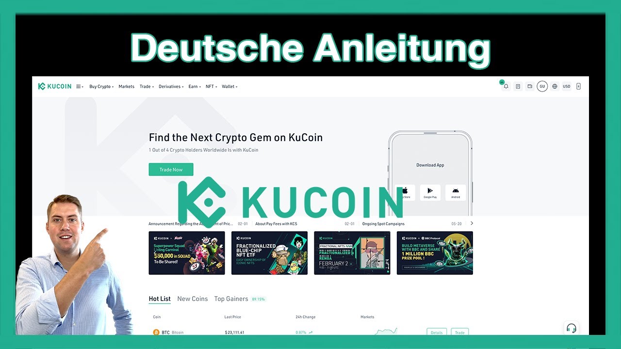 KuCoin Deutsche Anleitung ✅