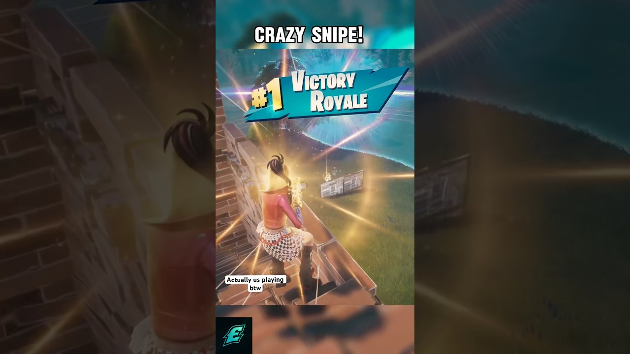 Crazy snipe hit for victory royale 