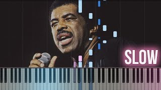 Ben E. King - Stand By Me | How To Play SLOW Piano Tutorial + Sheets