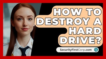 How To Destroy A Hard Drive? - SecurityFirstCorp.com