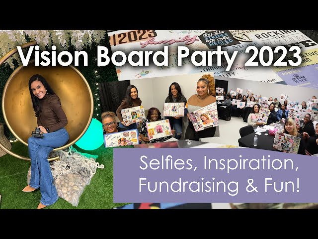 My 2023 Vision Board Party🫶🏾 ugh this was soooo fun! I'm definitely