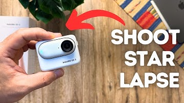 How to shoot a star lapse on the Insta360 Go3?