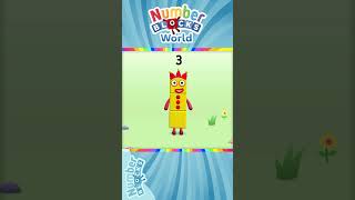 Numberblocks World - Meet Numberblock Three and Learn How to Trace the Number 3 | BlueZoo Games