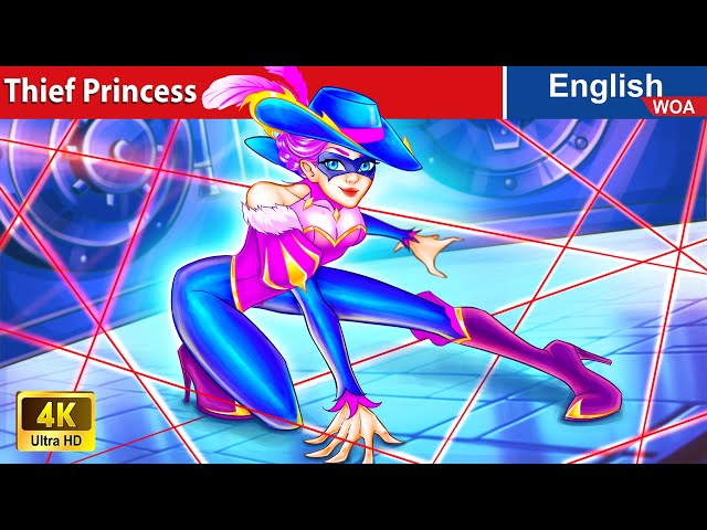 Thief Princess and the Heist of the Century 👀💎 English Storytime🌛 Fairy Tales in English @ class=