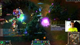 1v5 Thresh Baron steal