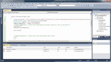 PART 2 - Connect to MySQL Database - Use Select, Insert, Update - C# C Sharp Visual Studio 2010