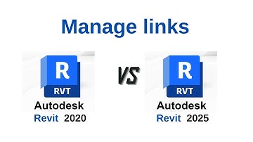 the main differences between Revit 2020 and 2025 Manage Links