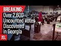 BREAKING: Over 2,600 Uncounted Votes Discovered in Georgia