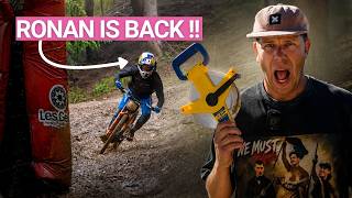 I measure the LES GETS Jumps and ask the Riders How to Tackle the Track in the WET! | Track Walk