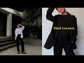 10 WAYS TO STYLE BLACK TROUSERS | 3 different pairs / casual and easy to recreate looks :)
