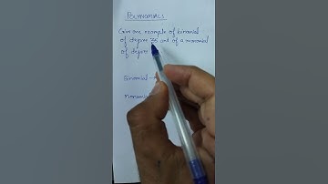 Binomial and Monomial