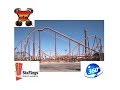 The raging bull rollercoaster  six flags great america chicago  360 vr virtual reality