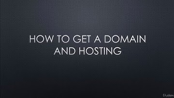 How to get a domain and hosting | WordPress Tutorial | Beginners |Part-1