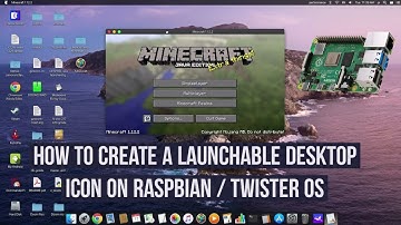How to make a desktop icon with Twister OS Raspbery Pi