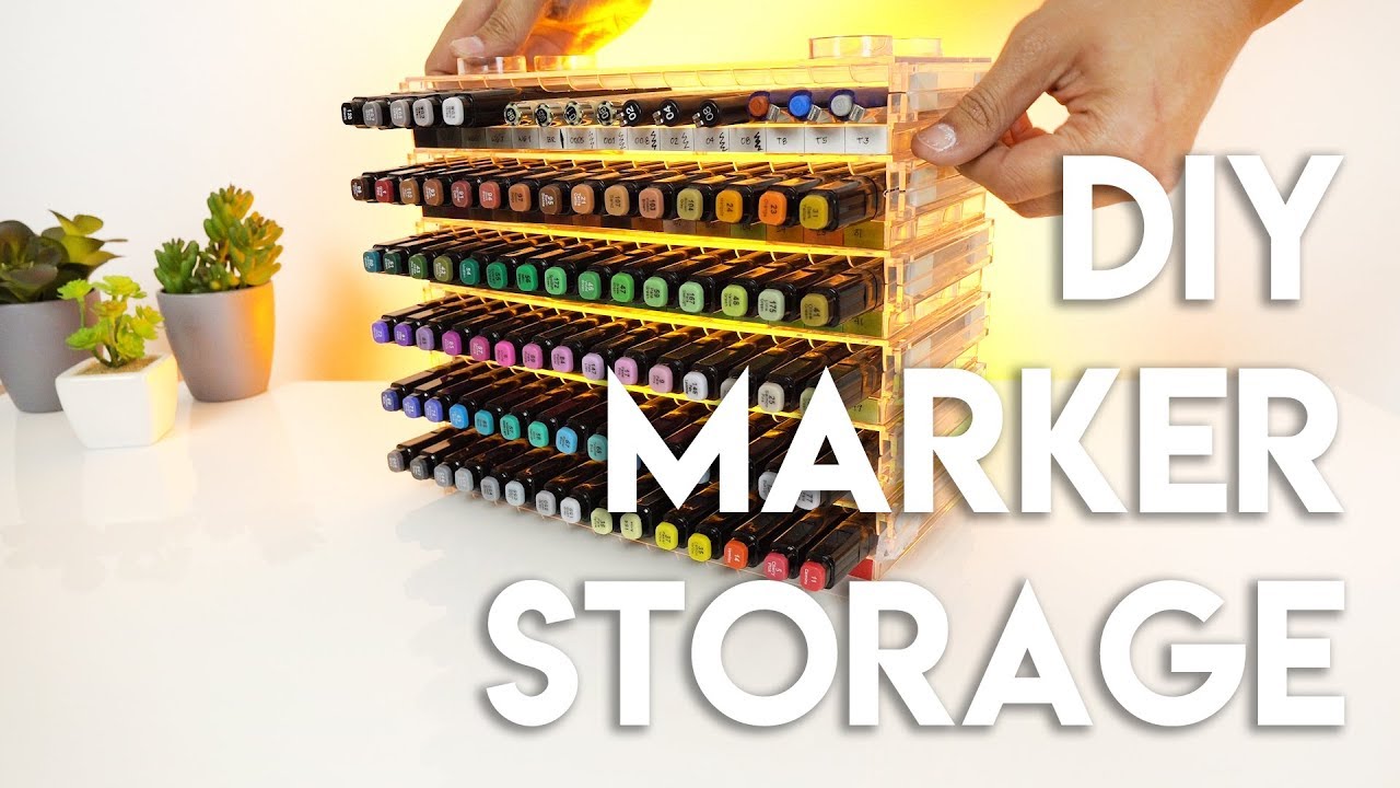 DIY Alcohol Marker Storage by MCArtsAndPhotography on DeviantArt