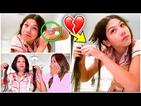 12 Year Old CHOPS Her Hair OFF Without Parents Permission!!! ✂️ **EMOTIONAL** | Familia Diamond