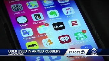 Uber driver unknowingly involved in robbery
