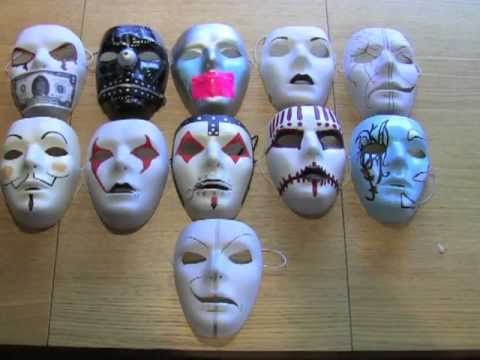 Modified Blank Masks And More! (Slipknot, Hollywood Undead)