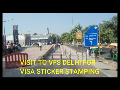 VISA STAMP FOR GERMANY VISA! VFS GLOBAL DELHI