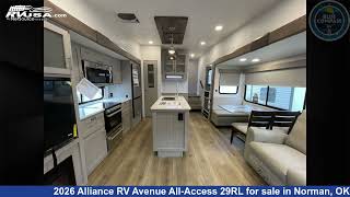 Marvelous 2026 Alliance RV Avenue All-Access Fifth Wheel RV For Sale in Norman, OK | RVUSA.com