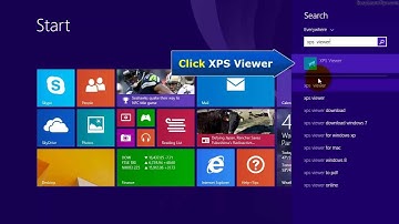Windows 8.1 - Two ways to open XPS Viewer