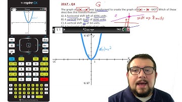 Algebra 1 STAAR: Grossi Solves Question 4 from 2017 using the TI-Nspire
