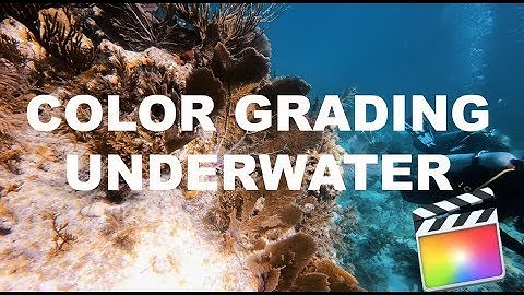 how to easily fix and color grade UNDERWATER VIDEO/Gopro, FCPX