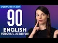 90 English Words You&#39;ll Use Every Day - Basic Vocabulary #49