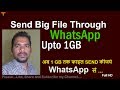 How to Send Big Files on WhatsApp more than 16MB 