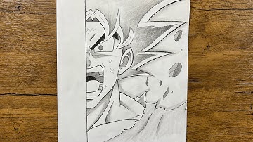 How to Draw Goku Ultra Instinct Step by Step | Dragon Ball Super Drawing Tutorial