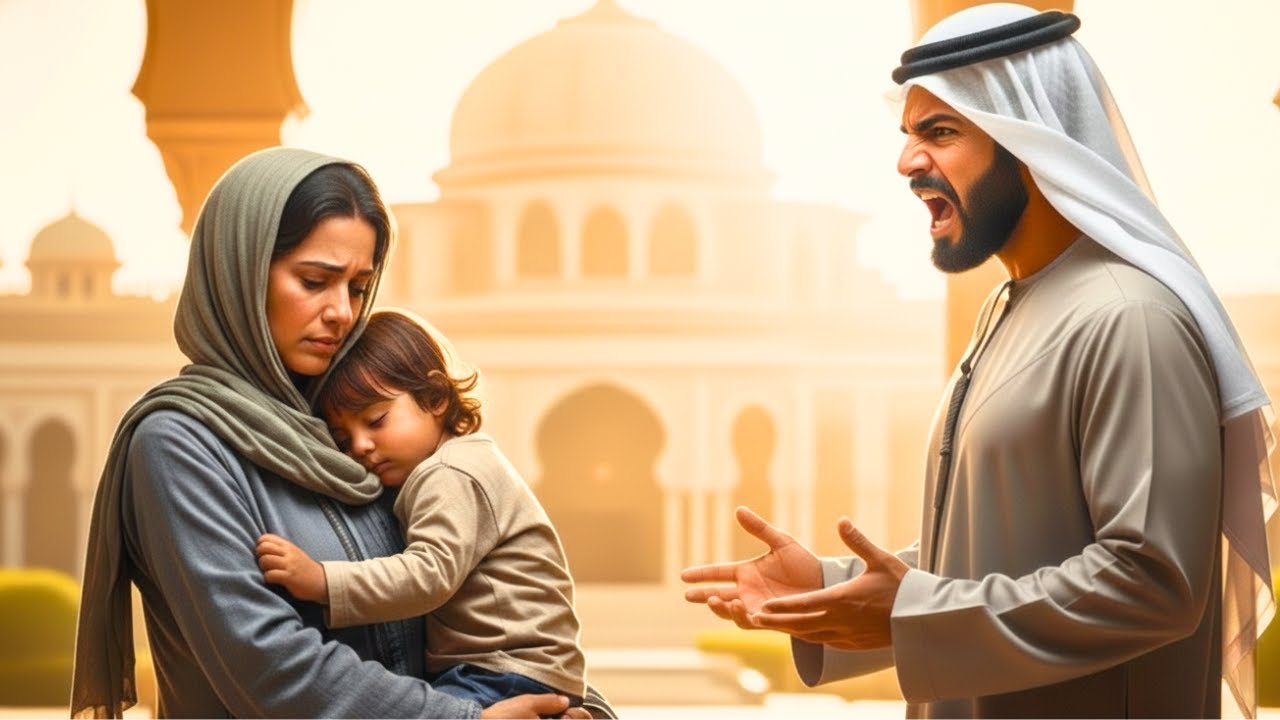 EL JEQUE INTENTÓ EXPULSAR A UNA MADRE DEL PALACIO… PERO SU HIJO LO DETUVO