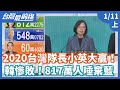 【台灣最前線】2020台灣隊長小英大贏!韓慘敗!逾817萬人唾棄藍 2020.01.11(上)