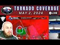 Live anson  hawley texas tornado coverage 522024 dsa