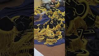 Military Epaulettes: The Making, Crafting, and Packing Process Revealed! #militarypride #shipping