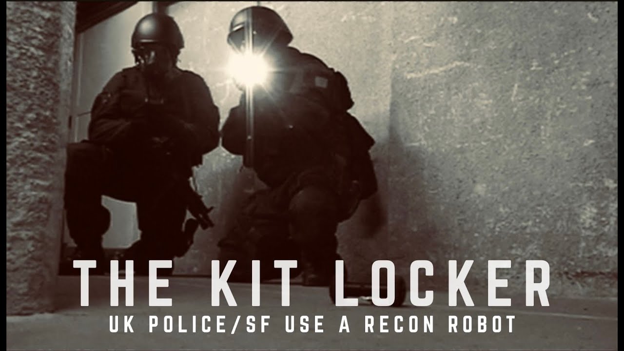 UK Special Forces/Police deploy a Recon Robot - Training. 