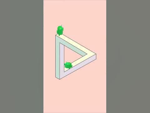 Бесконечный треугольник #shorts #треугольник #бесконечно #илюзия - YouTube