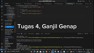 Tugas Pemrograman Dasar | PYTHON