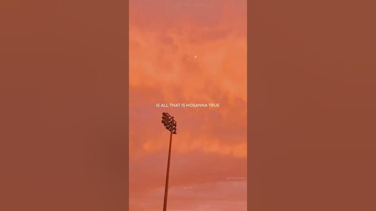 Hosanna english version💕Full screen whatsapp status💕Trendy Bgm