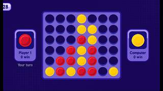 Get 4 Pieces in a Row to Win the Game - CONNECT FOUR (1-2 Players) screenshot 4