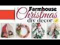 🎄 Farmhouse Christmas DIYs | DIY Christmas decor | Farmhouse Christmas decorations (2020)