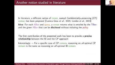 DL 2020 - Controlled Query Evaluation in DL Through Instance Indistinguishability (Ext. Abs.)