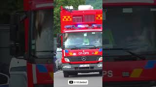 Cp-Ops En Tankwagen Brandweer Met Spoed Naar Enorme Brand In Zellik