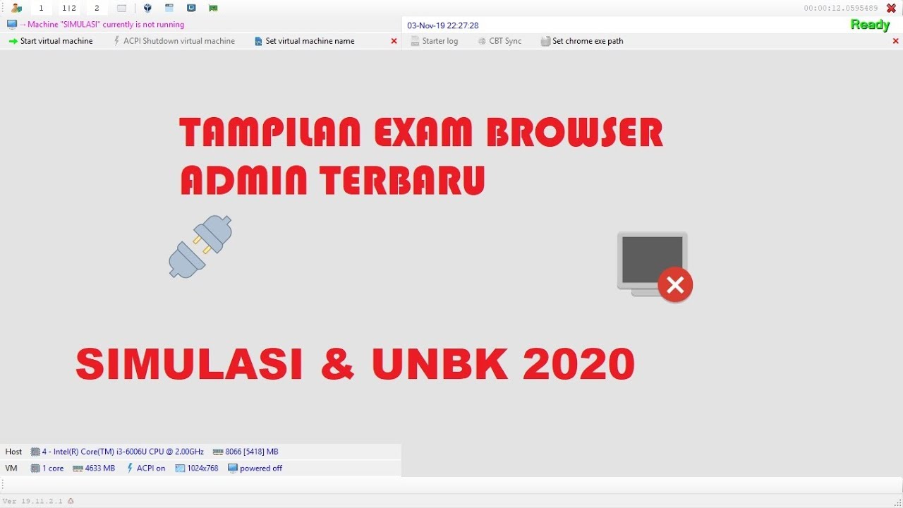 Tampilan eXamBroAdmin Terbaru